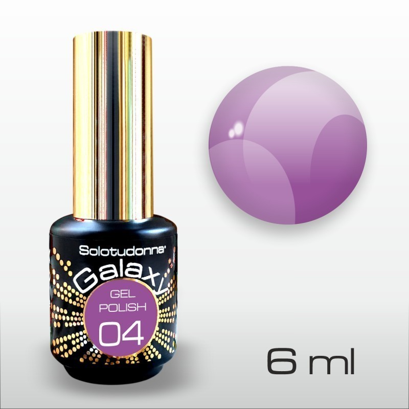 Semipermanente Unghie Gel Polish Purple Rain Galaxy 04 - Solotudonna
